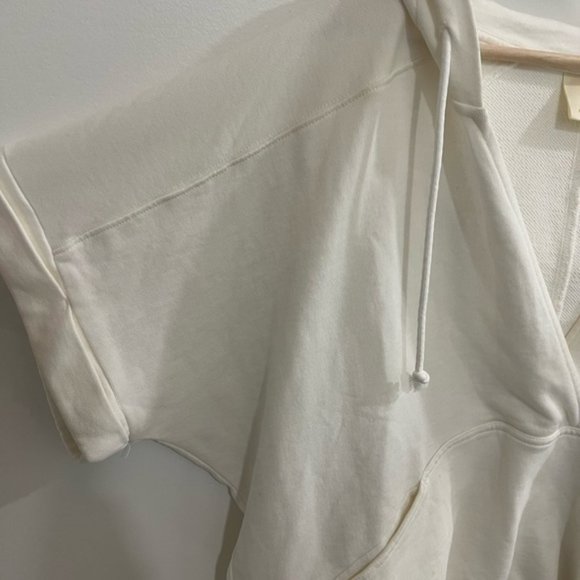 Anthropologie Maeve Hooded V neck Sweatshirt pullover hoodie - Picture 6 of 8